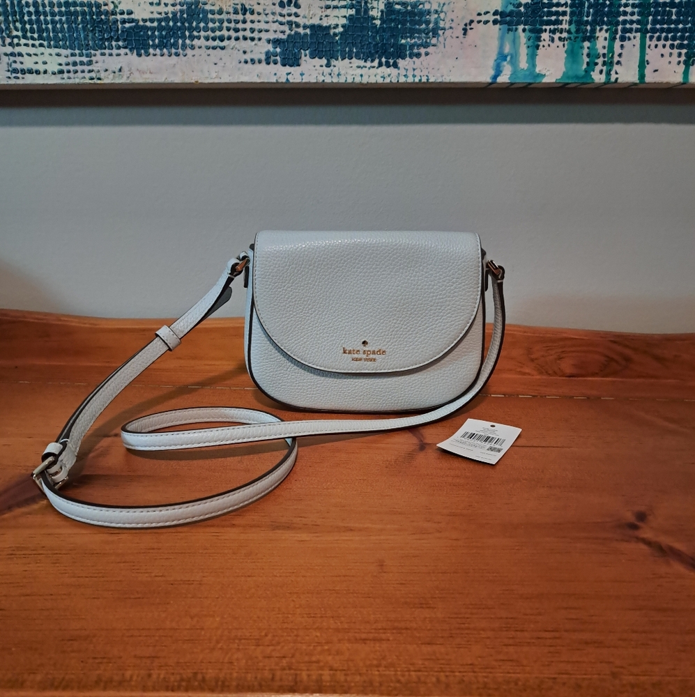 Kate Spade Leila Miniflap Crossbody Light Blue